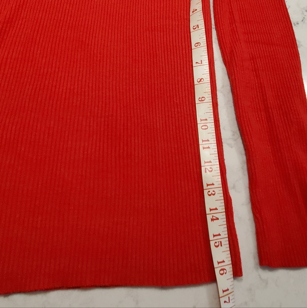 Turtleneck sweater pullover in red - Picture 7 of 8